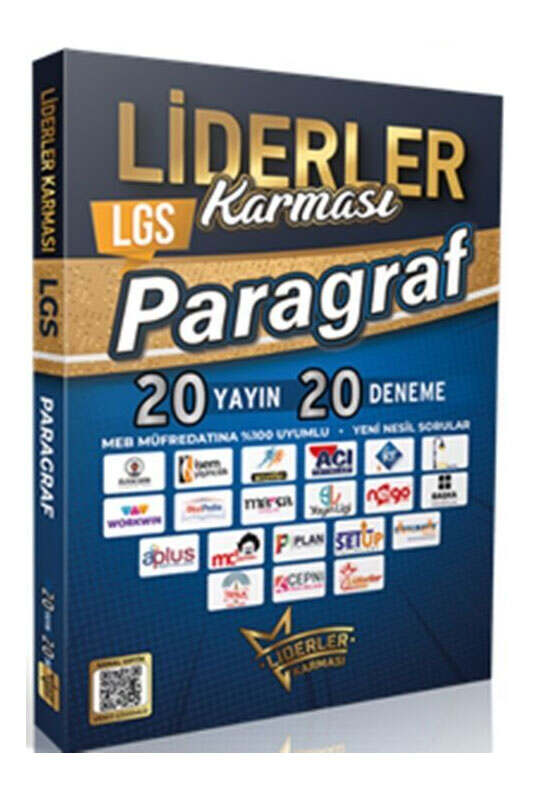 Liderler Karması 2025 8. Sınıf Lgs Paragraf Denemeleri 20 Yayın 20 