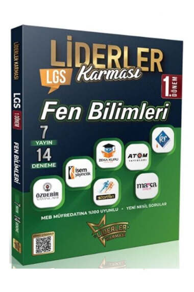 Liderler Karması Yayınları 2025 8. Sınıf LGS 1. Dönem Fen Bilimleri 7 Yayın 14 Deneme - 1