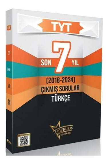 Liderler Karması Yayınları 2025 TYT Türkçe Çıkmış Sorular Son 7 Yıl Çözümlü - 1