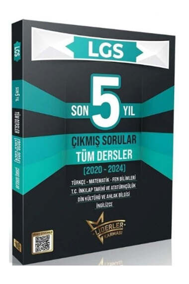 Liderler Karması Yayınları 2025 8. Sınıf LGS Tüm Dersler Çıkmış Sorular Son 5 Yıl Çözümlü - 1