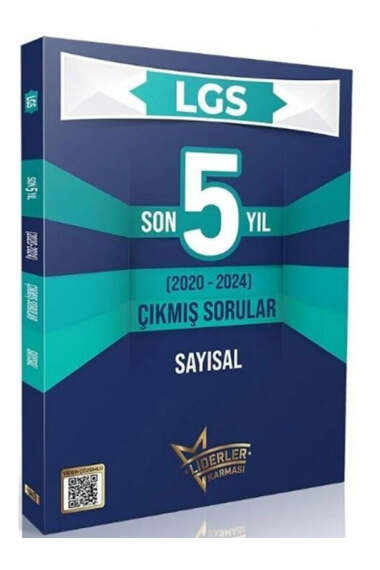 Liderler Karması Yayınları 2025 8. Sınıf LGS Sayısal Çıkmış Sorular Son 5 Yıl Çözümlü - 1