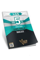 Liderler Karması Yayınları 2025 8. Sınıf LGS İngilizce Son 5 Yıl Çıkmış Sorular - Liderler Karması