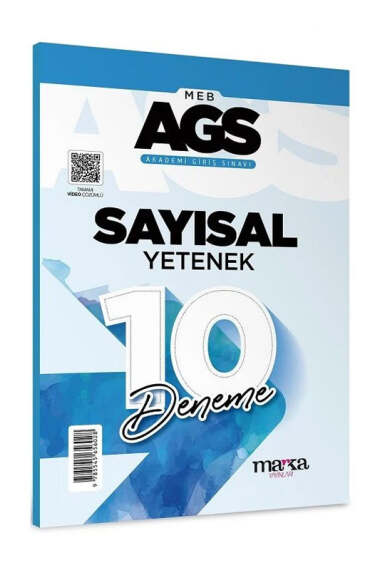 Marka Yayınları 2025 MEB-AGS Sayısal Yetenek 10 Deneme - 1