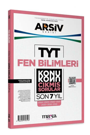 Marka Yayınları 2025 Arşiv Serisi TYT Fen Bilimleri Konu Konu Son 7 Yıl Çıkmış Sorular - 1