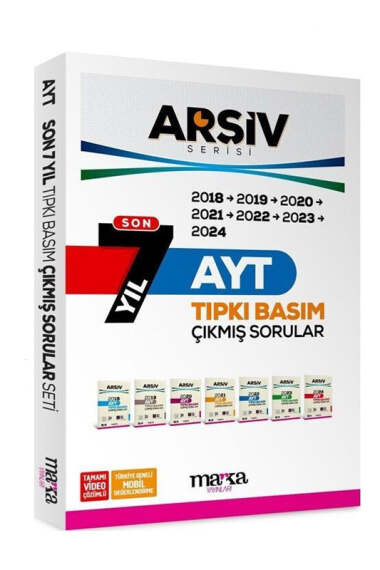 Marka Yayınları 2025 Arşiv Serisi AYT Son 7 Yıl Tıpkı Basım Fasikül Fasikül Çıkmış Sorular - 1