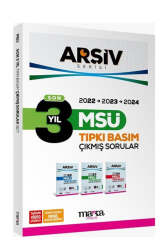 Marka Yayınları 2025 Arşiv Serisi MSÜ Son 3 Yıl Tıpkı Basım Fasikül Fasikül Çıkmış Sorular - Marka Yayınları