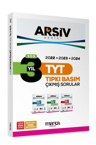 Marka Yayınları 2025 Arşiv Serisi TYT Son 3 Yıl Tıpkı Basım Fasikül Fasikül Çıkmış Sorular - 1