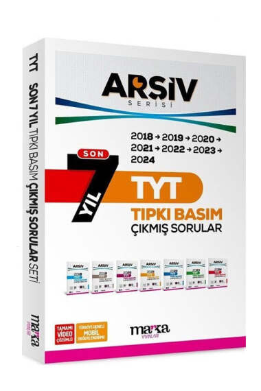 Marka Yayınları 2025 Arşiv Serisi TYT Son 7 Yıl Tıpkı Basım Fasikül Fasikül Çıkmış Sorular - 1