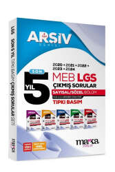 Marka Yayınları 2025 Arşiv Serisi 8.Sınıf LGS Son 5 Yıl Tıpkı Basım Fasikül Fasikül Çıkmış Sorular - Marka Yayınları