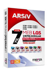 Marka Yayınları 2025 Arşiv Serisi 8.Sınıf LGS Son 7 Yıl Tıpkı Basım Fasikül Fasikül Çıkmış Sorular - Marka Yayınları