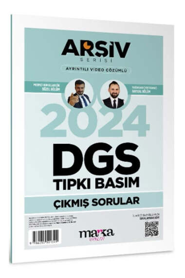 Marka Yayınları 2024 DGS Arşiv Serisi Tıpkı Basım Çıkmış Sorular - 1