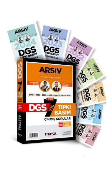 Marka Yayınları DGS Arşiv Serisi Tıpkı Basım Son 7 Yıl Fasikül Fasikül Çıkmış Sorular - 1
