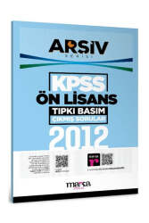 Marka Yayınları 2012 KPSS Arşiv Serisi Ön Lisans Tıpkı Basım Çıkmış Sorular - Marka Yayınları