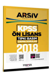 Marka Yayınları 2018 KPSS Arşiv Serisi Ön Lisans Tıpkı Basım Çıkmış Sorular - Marka Yayınları