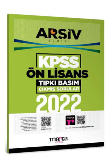 Marka Yayınları 2022 KPSS Arşiv Serisi Ön Lisans Tıpkı Basım Çıkmış Sorular - 1