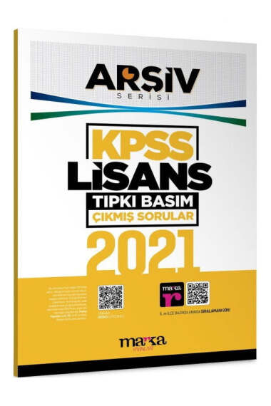Marka Yayınları 2021 KPSS Arşiv Serisi Lisans Tıpkı Basım Çıkmış Sorular - 1