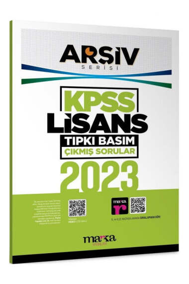 Marka Yayınları 2023 KPSS Arşiv Serisi Lisans Tıpkı Basım Çıkmış Sorular - 1