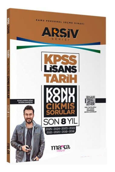 Marka Yayınları KPSS Lisans Tarih Konu Konu Çıkmış Sorular Son 8 yıl Çıkmış Sorular - 1