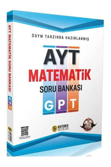 Matronik Yayınları Bıyıklı Matematik AYT Matematik GPT Soru Bankası - 1