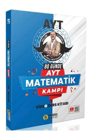 Matronik Yayınları Bıyıklı Matematik AYT 80 Günde Matematik Kampı Video Ders Kitabı - 1