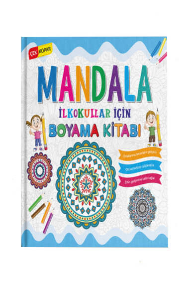 Mavi Boncuk Yayınları Mandala Boyama Kitabı - İlkokullar İçin - 1