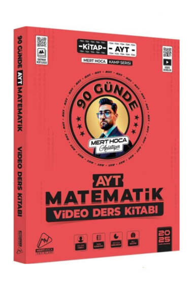 Mert Hoca Yayınları 2025 90 Günde AYT Matematik Kampı Video Ders Kitabı - 1