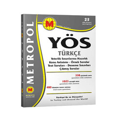Metropol Yayınları YÖS Türkçe Konu Anlatımı - Metropol Yayınları