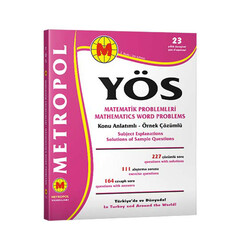 Metropol Yayınları YÖS Matematik Problemleri Konu Anlatımlı Örnek Çözümlü - Metropol Yayınları