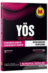Metropol Yayınları YÖS IQ Matematik Geometri ÖSYM Sınavları - Metropol Yayınları