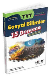 Miray Yayınları YKS TYT Sosyal Bilimler 15 Deneme - Miray Yayınları
