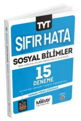 Miray Yayınları TYT Sıfır Hata Sosyal Bilimler 15 Deneme - Miray Yayınları