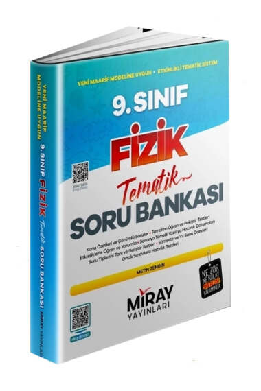 Miray Yayınları 2025 9.Sınıf Fizik Tematik Konu Özetli Soru Bankası - 1