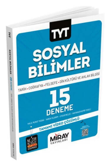 Miray Yayınları 2025 TYT Sosyal Bilimler 15 Deneme - 1