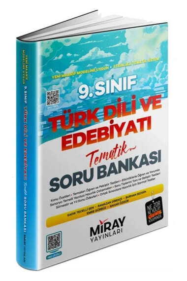 Miray Yayınları 2025 9.Sınıf Türk Dili ve Edebiyatı Tematik Soru Bankası - 1