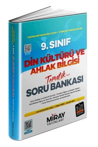 Miray Yayınları 2025 9.Sınıf Din Kültürü ve Ahlak Bilgisi Tematik Soru Bankası - 1