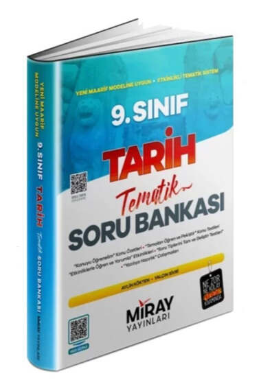 Miray Yayınları 2025 9.Sınıf Tarih Tematik Soru Bankası - 1