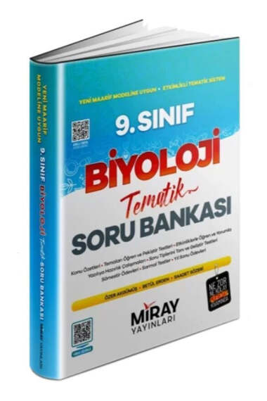 Miray Yayınları 2025 9.Sınıf Biyoloji Tematik Soru Bankası - 1