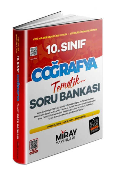 Miray Yayınları 10.Sınıf Coğrafya Konu Özetli Tematik Soru Bankası - 1