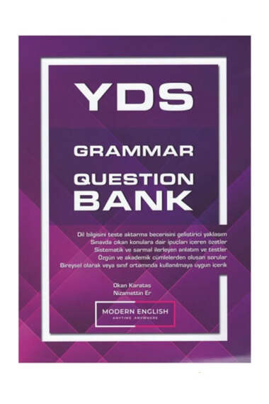 Modern English YDS Grammar Question Bank - 1