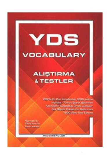 Modern English YDS Vocabulary - Alıştırma & Testler - 1