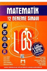 ​Mozaik Yayınları 8. Sınıf LGS Matematik 12 Deneme Sınavı - Mozaik Yayınları