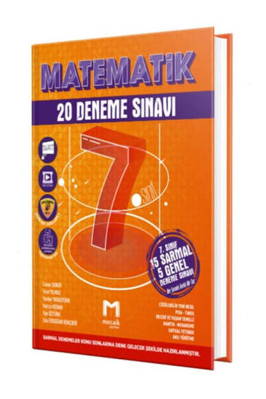 Mozaik Yayınları 2025 7.Sınıf Matematik 20 Deneme Sınavı - 1