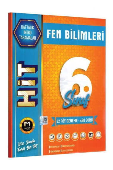 Mozaik Yayınları 2025 6.Sınıf Fen Bilimleri HİT 32 Deneme - 1