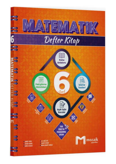 Mozaik Yayınları 6. Sınıf Matematik Defter Kitap - 1
