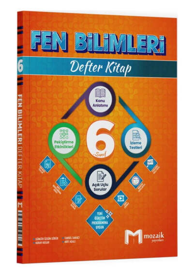 Mozaik Yayınları 6.Sınıf Fen Bilimleri Defter Kitap - 1
