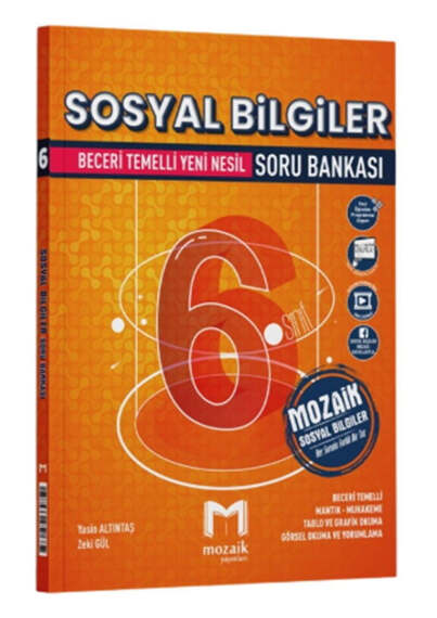 Mozaik Yayınları 6.Sınıf Sosyal Bilgiler Soru Bankası - 1