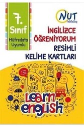 Nut Publishing 7. Sınıf İngilizce Öğreniyorum Resimli Kelime Kartları - Nut Publishing