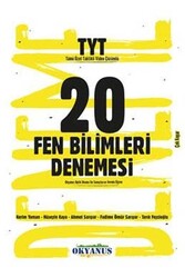 ​Okyanus Yayınları TYT Fen Bilimleri 20 Deneme - Okyanus Yayınları