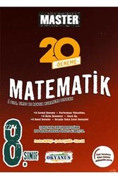 ​Okyanus Yayınları 8. Sınıf Master Matematik 20 Deneme - Okyanus Yayınları