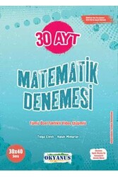 Okyanus Yayınları AYT Matematik 30 Deneme - Okyanus Yayınları